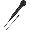 Image de Hama - 46020H - Micro monophonique, finition noire métal, jack de 3,5mm et adaptateur 3,5/6,35 mm, interrupteur marche/arrêt sur le micro, 600 Ohms, dynamique et unidirectionnel - Cordon 3.00m