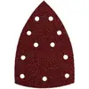 Image de 10 feuilles abrasives auto-agrippantes Metabo 100 x 150 mm, P 80, série « classic », pour bois, en 2 parties, perforées, pour ponceuse multifonctions