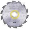 Image de Lame de scie circulaire HW/CT 190 x 30 x 2,2/1,4, nombre de dents 14, affûtage en biseau alterné, angle d'attaque 25° metabo