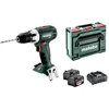 Image de metabo 602102500 BS 18 LT Perceuse visseuse + 2 batteries 18V 4Ah Li-ion + coffret Metabox