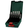 Image de METABO 628403000 - Juego de 5 fresas dentado en cruz vástago de 6 mm