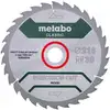 Image de Lame de scie circulaire HW/CT 216 x 30 x 2,4/1,6, nombre de dents 30, denture en biseau alterné, angle d'attaque 22°, « Precision cut classic » metabo
