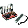 Image de Coffret d'embouts « SP », 29 pièces + Mini Flash light metabo