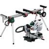 Image de metabo Scie radiale KGS 315 Plus - 2200 W - Largeur de coupe : 320 mm - Profondeur de coupe : 120 mm - Vitesse variable, poignées ergonomiques - Réglage précis de l'angle - Construction robuste - Avec
