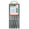 Image de Metabo 630581000 Lot de 5 forets à pointe en carbure pour marteau perforateur Vert