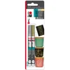 Image de Marabu Brillant Painter 01210000080   Stylo de peinture universel, brillant, couvrant, séchage rapide, pour métal, plastique et verre, épaisseur de trait 1-2 mm, argent et or