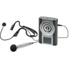 Image de Monacor WAP-8 Manuel Micro avec bonnette Anti-Vent, avec Sacoche, avec câble Audio-Line-in, Microphone (Jack 3,5 mm)