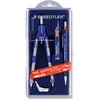 Image de Staedtler Mars Comfort, Compas technique à réglage rapide et micrométique en composite métal-plastique, Coffret avec élément mine, adaptateur universel et 1 porte-mine Mars Micro offert, 552 01 PR1