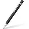 Image de Staedtler TRX, Stylo-bille triangulaire noir de haute qualité en aluminium anodisé, Encre de couleur noire et pointe de taille large, Fourni avec un étui mat élégant à emporter partout, 440TRX9B-9