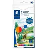 Image de Staedtler Crayons de couleur de haute qualité pour artistes, Mine douce et tendre de 3 mm, Étui carton avec 12 couleurs différentes assorties, 146C C12