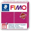 Image de STAEDTLER - Fimo® leather effect - Pain pâte à modeler - 57 Grammes - Effet cuir baie rouge - 8010-229