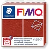 Image de STAEDTLER - Fimo® leather effect - Pain pâte à modeler - 57 Grammes - Effet cuir rouille - 8010-749