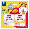 Image de STAEDTLER - Fimo Kids Funny Kit - Set "Drôle de souris" - 2 pains pâte à modeler 42g assortis + notice d'utilisation - 8035 11