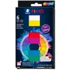 Image de STAEDTLER FIMO 8043 C6-1 Lot de 6 blocs de pâte à modeler professionnelle True Colours 8043 C pour professionnels et artistes