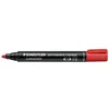 Image de STAEDTLER Lot de 3 Marqueurs Permanent Lumocolor 352 Pte Ogive Rouge
