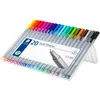 Image de triplus fineliner 334 - Etui chevalet STAEDTLER box 20 feutres pointe superfine 0,3 mm assortis