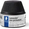 Image de Staedtler 487 15 Flacon de Recharge d’encre universelle Non-permanente Lumocolor pour Stylos 311, 312, 315 et 316 Capacité 15-20 recharges Noir