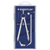 Image de Staedtler 551 02 Compas de précision Mars Comfort avec rallonge dans boîtier avec couvercle à charnière (Argenté) (Import Allemagne)