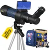 Image de National Geographic Télescope Intelligent AR pour Enfant avec trépied, Sac à Dos, Support pour Smartphone et Application de réalité augmentée