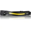 Image de National Geographic Iluminos Stripe Lampe frontale à LED avec batterie rechargeable et capteur infrarouge pour allumer/éteindre par geste manuel