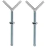 Image de Adaptateur Y pour barrière de sécurité - HAUCK - Y-Spindel - Rampes rondes - Blanc Silver