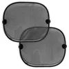 Image de hauck Cloud Me 2, Pare-Soleil Fenêtres de Voitures, Protection UVA Pour Bébés et Enfants, Pare-Soleil avec Ventouses, 2 Pièces, Gris Foncé
