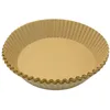 Image de Fackelmann 42686 Moule en papier pour air fryer, Moule pour friteuse à air chaud, Moule pour friteuse sans huile, papier air fryer, 50 pièces, rond, Papier, 16 x 4,5 cm