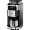 Image de Cafetière filtre avec broyeur intégré - SEVERIN - KA4814 - Machine à café écran tactile - verseuse isotherme 8 tasses - Noir/Inox