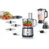 Image de SEVERIN KM3892 Robot Multifonctions - 1200 W - Inox et noir - Blender 15 L - 2 Vitesses + Pulse
