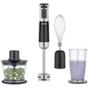 Image de Mixeur plongeant 3-en-1 - SEVERIN - SM3772 - 600 W - Pied amovible - Mini Hachoir - Fouet - Gobelet 700 ml - Sans BPA - Noir / Inox