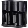 Image de Cafetière Filtre Isotherme Duo - SEVERIN - KA9315 - Jusquà 2L soit 16 tasses - 2 verseuses isothermes - 2 filtres pivotants - Noir