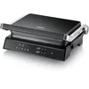 Image de SEVERIN SEVINI COMFORT Multi-gril viande 5 programmes, Gril avec fonction plancha, Gril électrique multifonction pour légumes, steaks et paninis, Plaques avec revêtement céramique, Noir/Inox, KG 2399