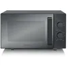 Image de Severin SEVERIN MW 7782 S-Wave Micro-ondes avec fond plat en verre, env. 25 l, 6 programmes automatiques jusqu'à 900 W, idéal pour les grands plats et les plats à four, bouton rotatif, minuterie