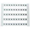 Image de Weidmüller 0523060011 DEK 5 FWZ 11-20 Dekafix, Terminal Marker, 5 mm x 5 mm, Boîte de 500