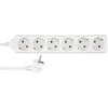 Image de REV Multiprise 6 Prises, câble 1,4 m, Max. 3500 W, Blanc