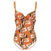 Image de Fashy Maillot de Bain pour Femme (80% de matériau recyclé), avec Armatures et écharpes, Orange, Orange, 48/B