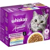 Image de WHISKAS Aromatic Selection Lot de 1 sachets portions + 4 variétés au Choix : Porc, Poulet, Poisson de mer, Saumon en Sauce 12 x 85 g