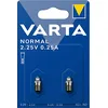 Image de VARTA Ampoules 742, lot de 2, 2,25V, 0,25A
