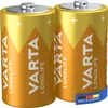 Image de VARTA Piles D Mono, lot de 2, Longlife, Alcalines, 1,5V, adaptées aux télécommandes, réveils, radios, horloges murales, Made in Germany