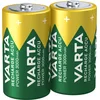 Image de VARTA Piles rechargeables C Baby, lot de 2, Recharge Accu Power, 3000 mAh Ni-MH, sans effet mémoire, préchargées, prêtes à l'emploi
