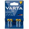 Image de VARTA Piles AAA, lot de 4, Longlife Power, Alcalines, 1,5V, adaptées aux jouets, souris sans fil, lampes de poche, Made in Germany