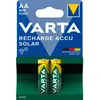 Image de VARTA Piles rechargeables AA, lot de 2, Recharge Accu Solar, 800 mAh Ni-MH, prêtes à l'emploi, développées pour les lampes solaires de jardin