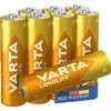 Image de VARTA Piles AA, lot de 8, Longlife, Alcalines, 1,5V, adaptées aux télécommandes, réveils, radios, horloges murales, Made in Germany