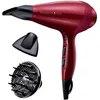 Image de Remington Sèche-cheveux Professionnel [Douceur & Brillance] Silk (2400W, Turbo 140 km/h, Ionique, Revêtement Céramique enrichi à la protéine de soie, Moteur AC performant, Accessoires) AC9096