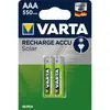 Image de VARTA 2 Piles "Rechargeable Accu Solar" NiMH 1,2V 550mAh Micro AAA/HR03