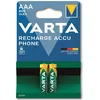 Image de VARTA Piles rechargeables AAA, lot de 2, Recharge Accu Phone, 800 mAh Ni-MH, prêtes à l'emploi, adaptées aux téléphones sans fil