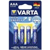 Image de VARTA Piles AAA, lot de 4, Longlife Power, Alcalines, 1,5V, adaptées aux jouets, souris sans fil, lampes de poche, Made in Germany