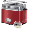 Image de Russell Hobbs Grille Pain (Design Vintage Premium) Retro rouge (2 Tranches, 6 niveaux de brunnissage rapide, Fonction annulation, décongélation et réchauffage Viennoiserie, 1300W) Toaster 21680-56