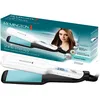 Image de Remington Lisseur Cheveux [Soin Brillance & Douceur] Shine Therapy (Plaques larges, Céramique, Soin huile d'argan marocaine & vitamine E, Ecran LCD, 150-230°C) Fer à Lisser S8550
