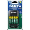 Image de Varta 57652 Chargeur USB Quatro + 4 Piles AA 2100 mAh